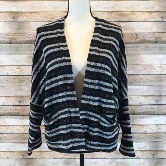 Madewell Striped Upbeat Open Front Cardigan - Picture 2 of 6